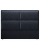 Tête de lit en Velours Lara bleu foncé - 160x120 cm