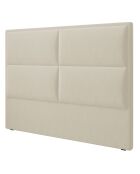 Tête de lit en Velours Lara beige - 180 cm