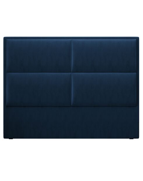Tête de lit en Velours Lara bleu roi - 180 cm