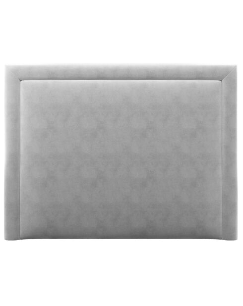 Tête de lit en Velours Primevere gris clair - 160x120 cm