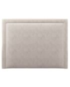 Tête de lit en Velours Primevere beige clair - 200x10x120 cm
