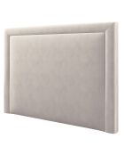 Tête de lit en Velours Primevere beige clair - 200x10x120 cm