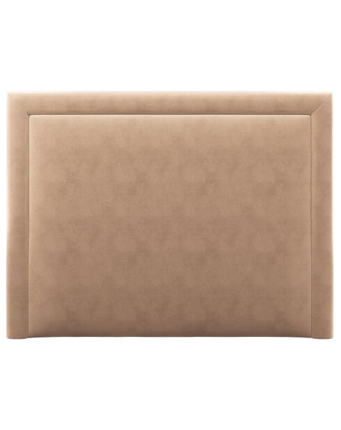 Tête de lit en Velours Primevere beige - 200x10x120 cm