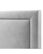 Tête De Lit En Velours Primevere gris clair - 200x10x120 cm