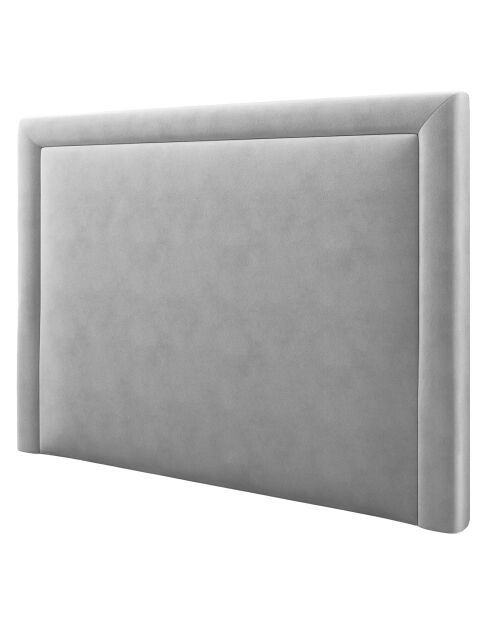 Tête De Lit En Velours Primevere gris clair - 200x10x120 cm