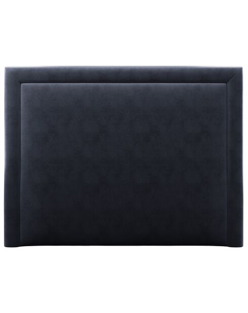 Tête de lit En Velours Primevere bleu foncé - 200x10x120 cm