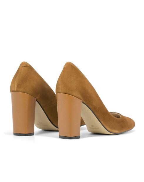Chaussures De Ville en cuir Venus marron - Talon 8cm
