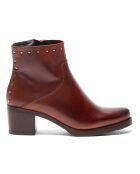Bottines en Cuir Elsa cognac