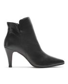 Bottines en Cuir Vera noires - Talon 6 cm