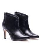 Bottines en Cuir Iria noires - Talon 7 cm