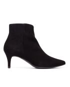 Botas Claudia de piel aterciopelada negra - tacón de 5,5 cm