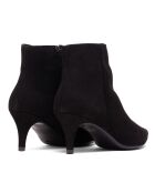 Botas Claudia de piel aterciopelada negra - tacón de 5,5 cm