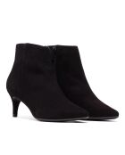 Botas Claudia de piel aterciopelada negra - tacón de 5,5 cm