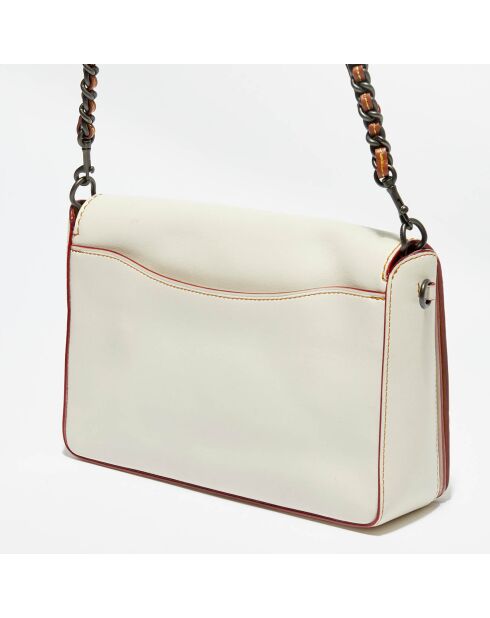 Sac bandoulière en Cuir Dinky 24 craie  - 17x7x24 cm