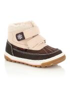 Bottes de Montagne fourrées Nohan rose/marron