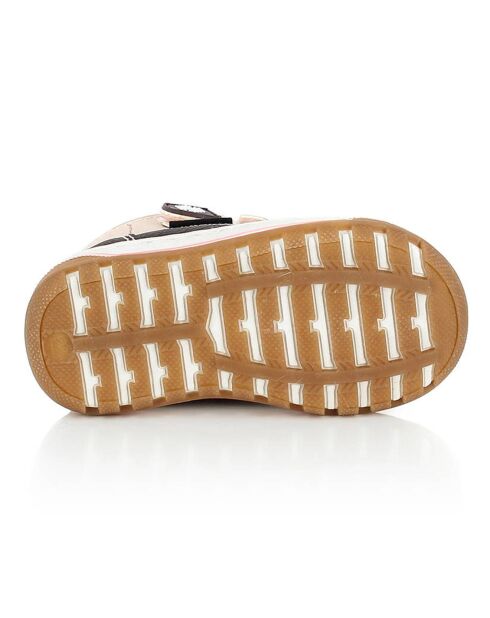 Bottes de Montagne fourrées Nohan rose/marron