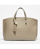 Livel Light Tragetasche aus Leder, 45 x 12 x 31 cm, Taupe