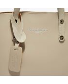 Livel Light Tragetasche aus Leder, 45 x 12 x 31 cm, Taupe