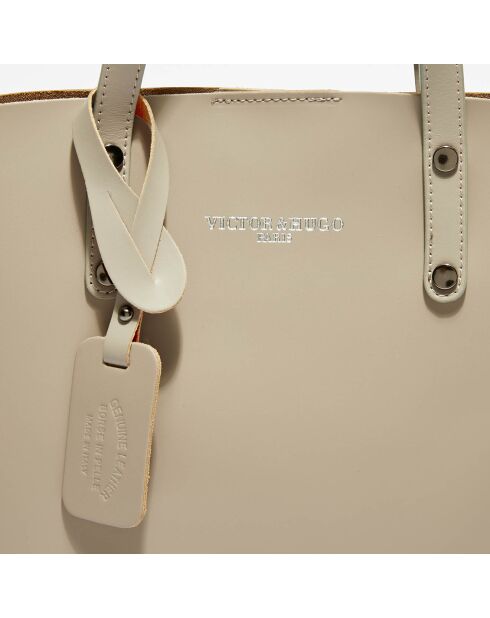 Livel Light Tragetasche aus Leder, 45 x 12 x 31 cm, Taupe