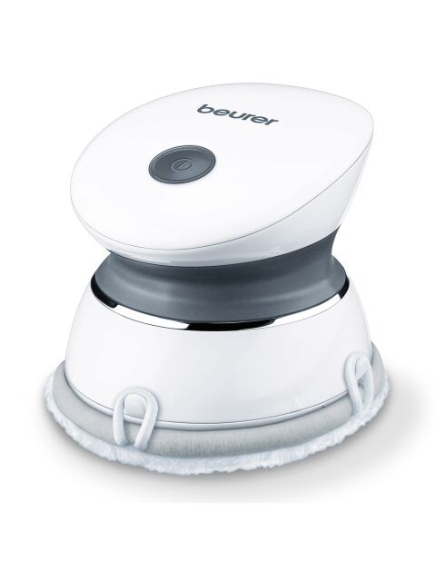 Mini masajeador vibratorio impermeable exfoliante blanco/antracita