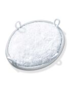 Mini appareil de massage vibrant waterproof exfoliant blanc/anthracite