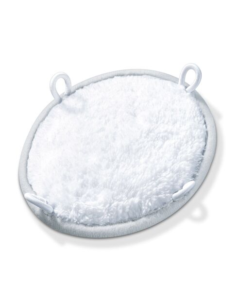 Mini masajeador vibratorio impermeable exfoliante blanco/antracita