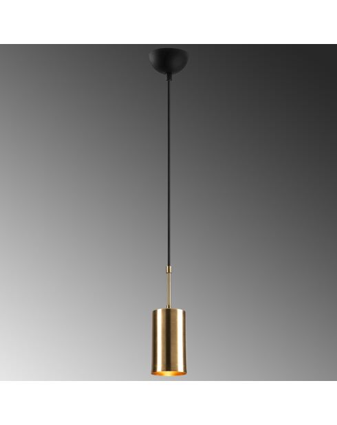 Suspension Kem noir/doré - 9x124 cm