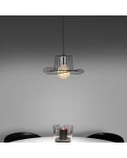 Suspension Tel noire - 30x110 cm