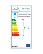 Lampadario-sospensione Tel nero - 50x111 cm