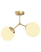 Suspension Damar jaune/blanc - 44x15x28 cm