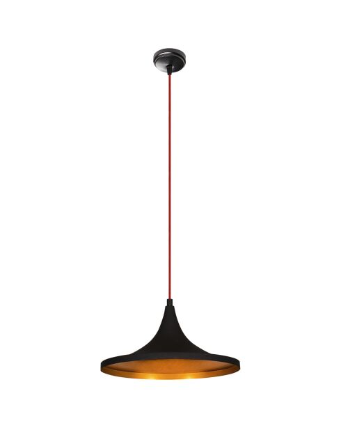 Suspension Elmas noir/rouge - 35x117 cm
