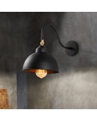 Applique Murale Saglam noire - 21x32x28 cm