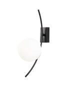 Applique Murale Hilal noir/blanc - 15x25x44 cm
