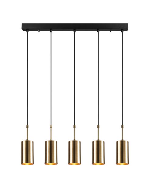 Suspension Kem noir/doré - 79x9x120 cm