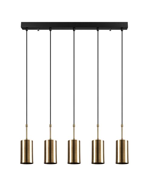 Suspension Kem noir/doré - 79x9x120 cm