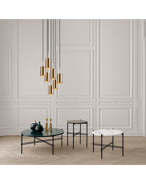 Suspension Kem noir/doré - 43x120 cm
