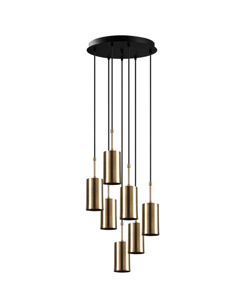 Suspension Kem noir/doré - 43x120 cm