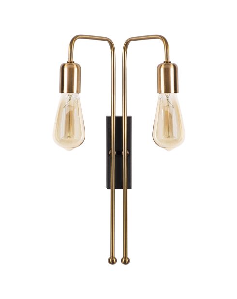 Mum Wandlamp goud/zwart - 25x20x45 cm