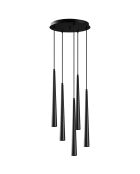 Lustre Ugur noire - 43x135 cm
