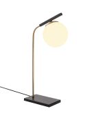 Lampe à Poser Yildiz noir/doré - 15x26x55 cm