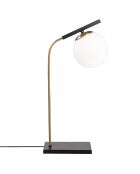 Lampe à Poser Yildiz noir/doré - 15x26x55 cm