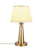 Lampe de Table Pardo doré/blanc - 30x55 cm