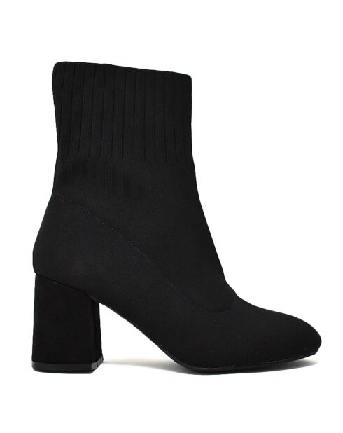 Boots Elodie gris foncé - Talon 7.5 cm