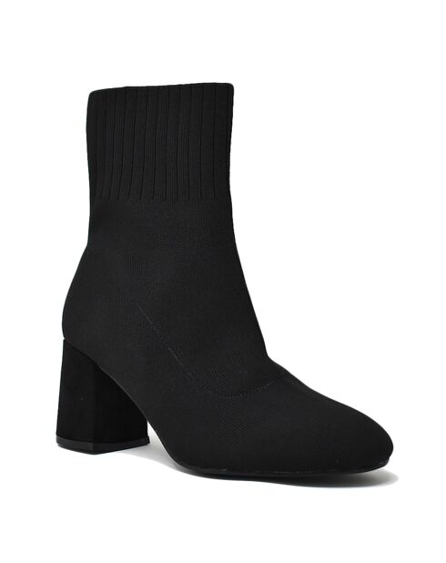 Boots Elodie gris foncé - Talon 7.5 cm