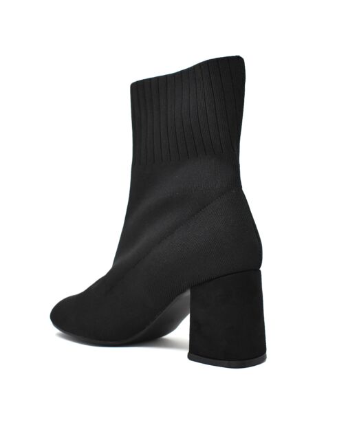 Boots Elodie gris foncé - Talon 7.5 cm