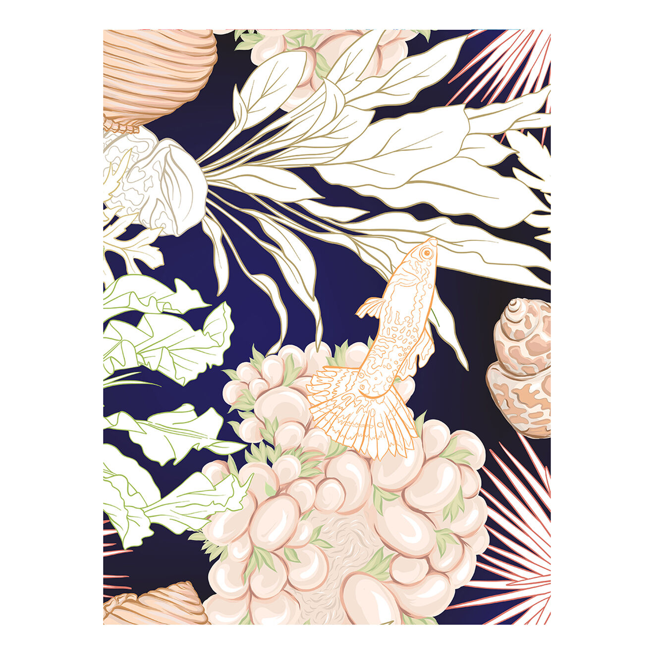 Tapis Bahamas multicolore - 133x200 cm