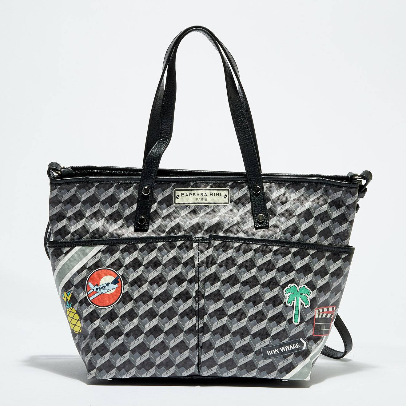 Sac spa Barbara Bon Voyage noir 28x30x12 cm