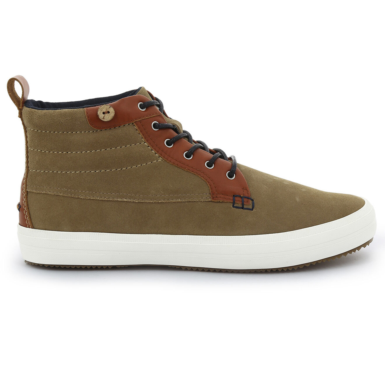 Baskets en Velours de Cuir Wattle High camel