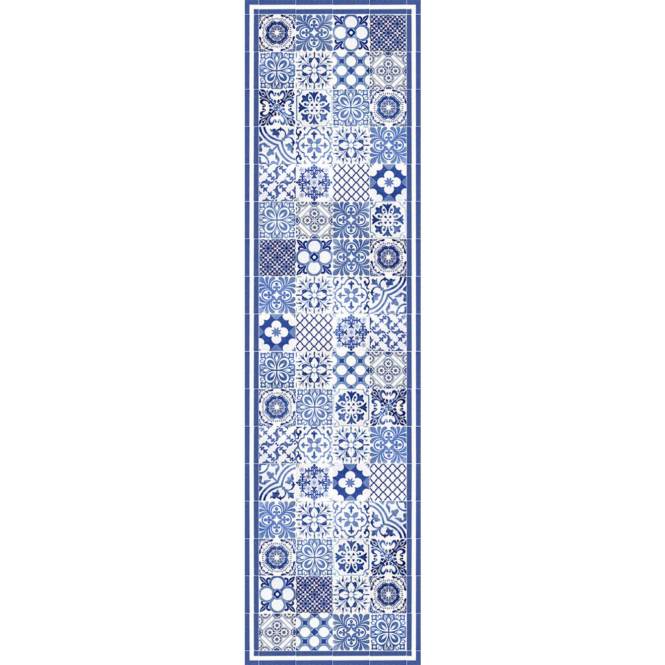 Tapis Juliette bleu - 66x250 cm