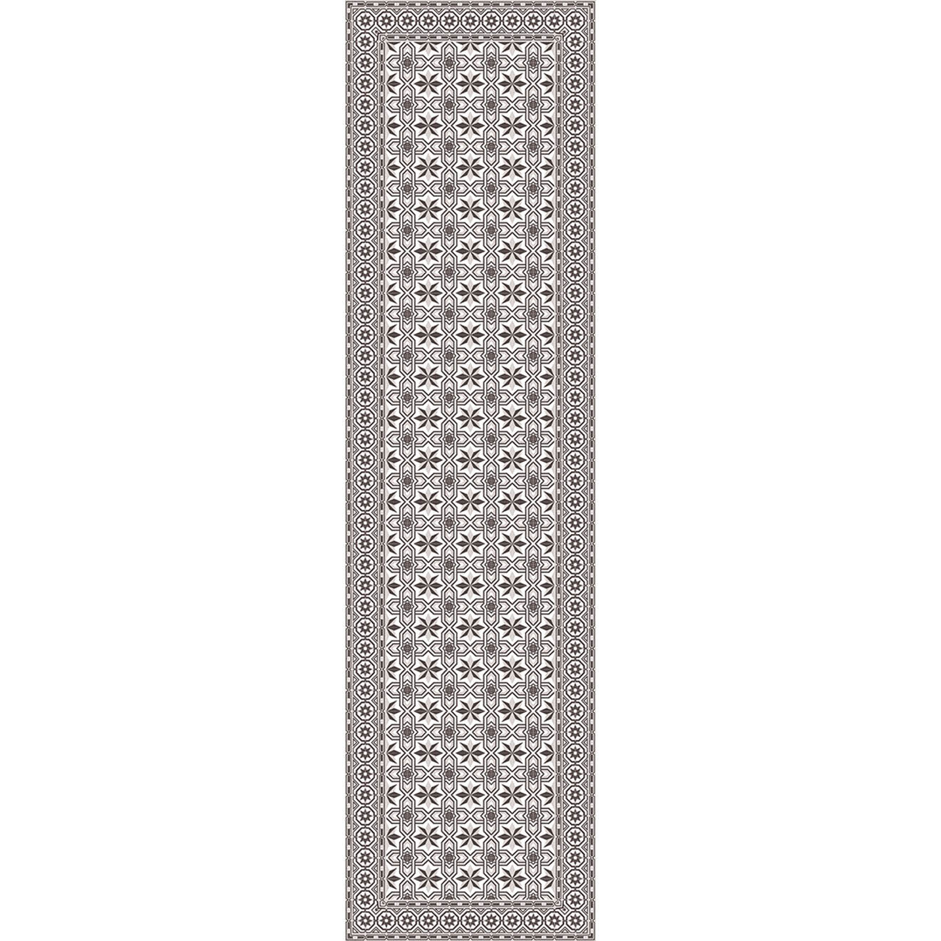 Tapis Camile taupe - 80x300 cm